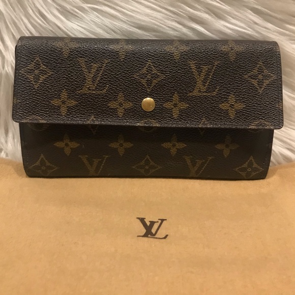 Louis Vuitton Brown Monogram Wallet - Picture 1 of 12